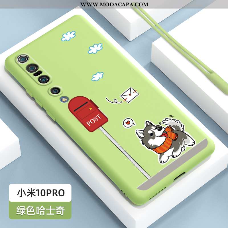 Capas Xiaomi Mi 10 Pro Fosco Telinha Antiqueda Completa Preto Fofas Primavera Comprar