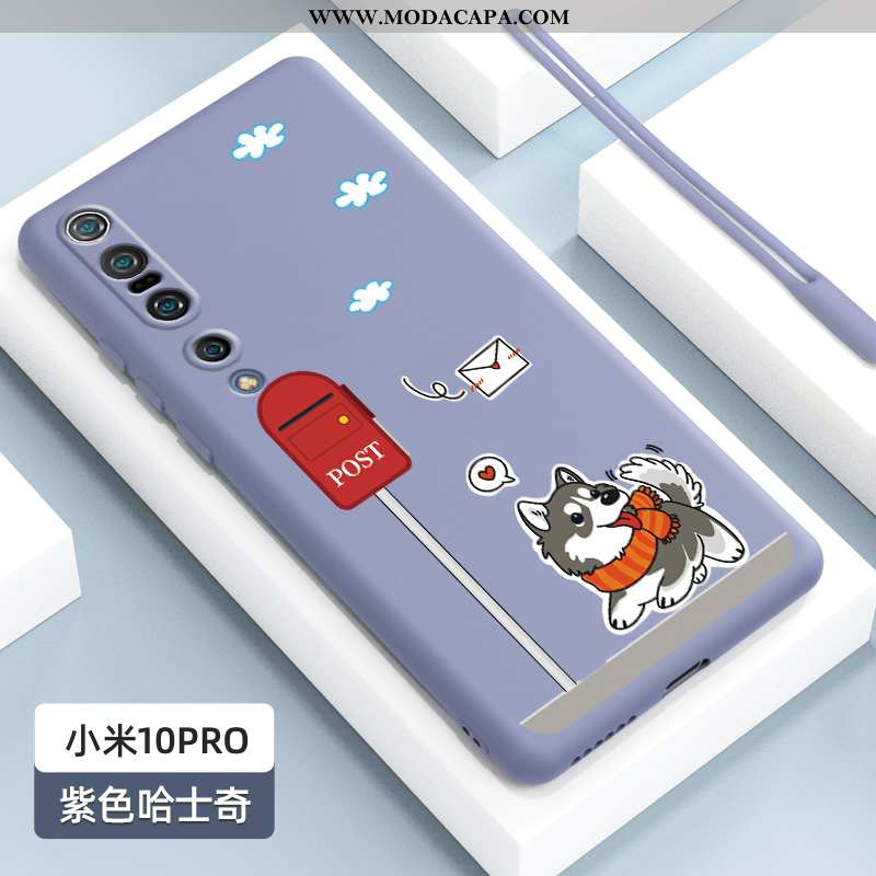 Capas Xiaomi Mi 10 Pro Fosco Telinha Antiqueda Completa Preto Fofas Primavera Comprar