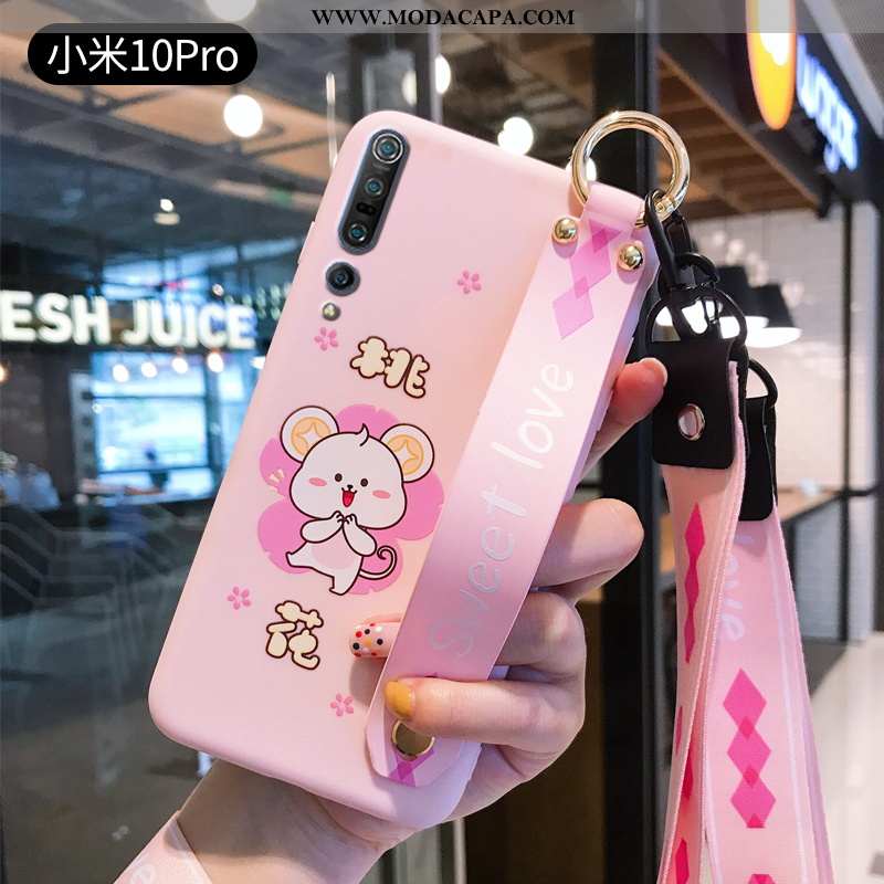 Capas Xiaomi Mi 10 Pro Slim Pequena Silicone Personalizada Telemóvel Fofas Antiqueda Baratos