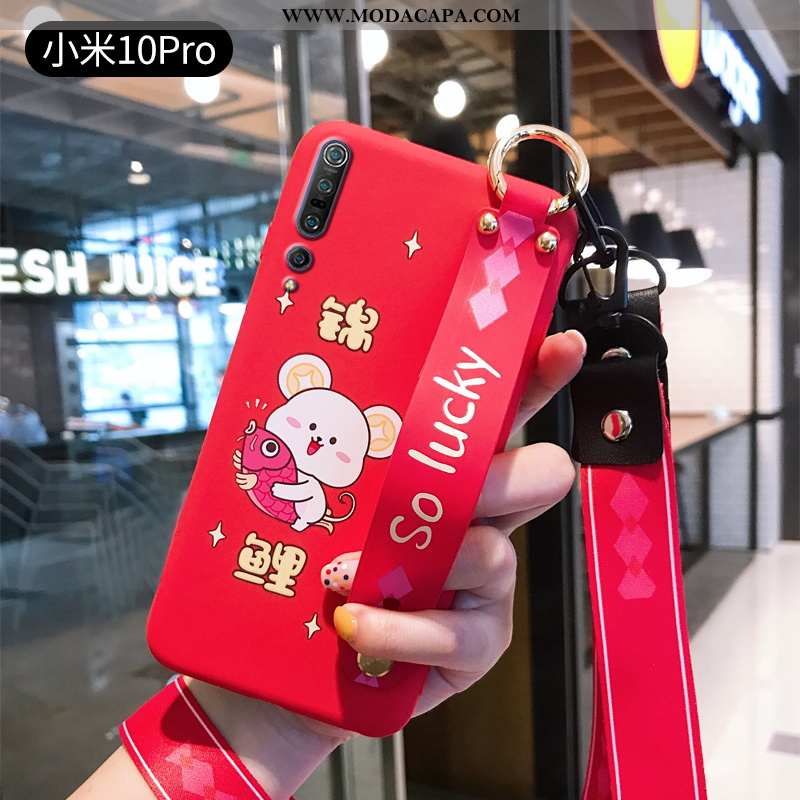 Capas Xiaomi Mi 10 Pro Slim Pequena Silicone Personalizada Telemóvel Fofas Antiqueda Baratos