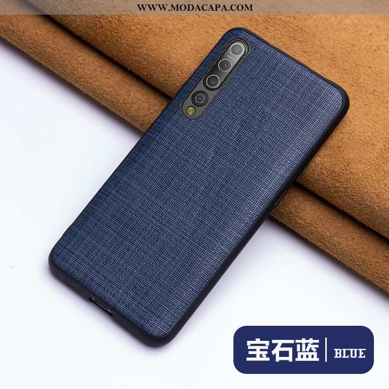 Capas Xiaomi Mi 10 Luxo Negócio Telemóvel Estilosas Super Resistente Barato