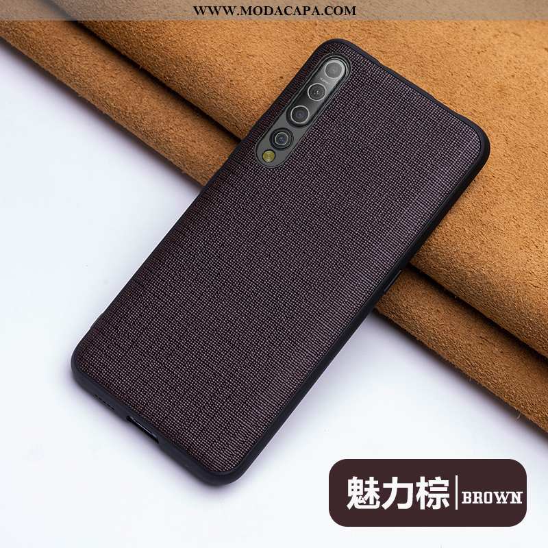 Capas Xiaomi Mi 10 Luxo Negócio Telemóvel Estilosas Super Resistente Barato