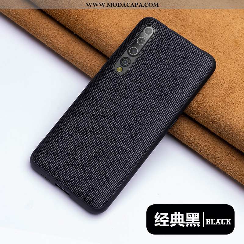 Capas Xiaomi Mi 10 Luxo Negócio Telemóvel Estilosas Super Resistente Barato