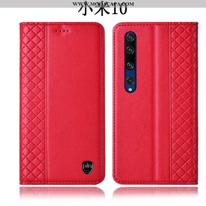 Capas Xiaomi Mi 10 Protetoras Amarela Pequena Couro Legitimo Cases Telemóvel Primavera Venda