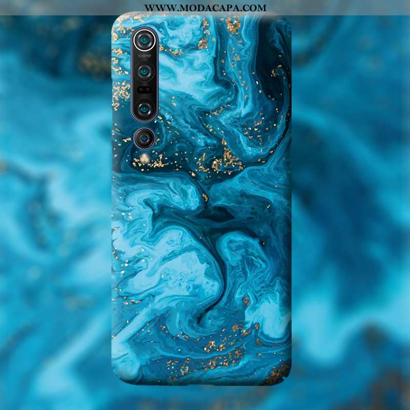 Capas Xiaomi Mi 10 Criativas Resistente Cases Azul Super Pequena Venda