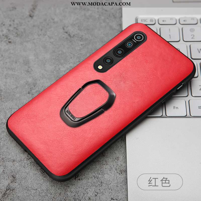 Capa Xiaomi Mi 10 Couro Legitimo Capas Criativas Completa Telinha Antiqueda Couro Promoção