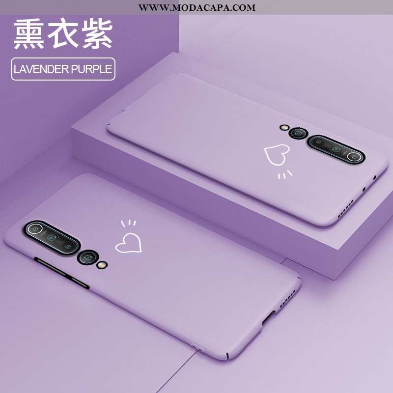 Capas Xiaomi Mi 10 Personalizado Slim Protetoras Fosco Super Antiqueda Vermelho Promoção