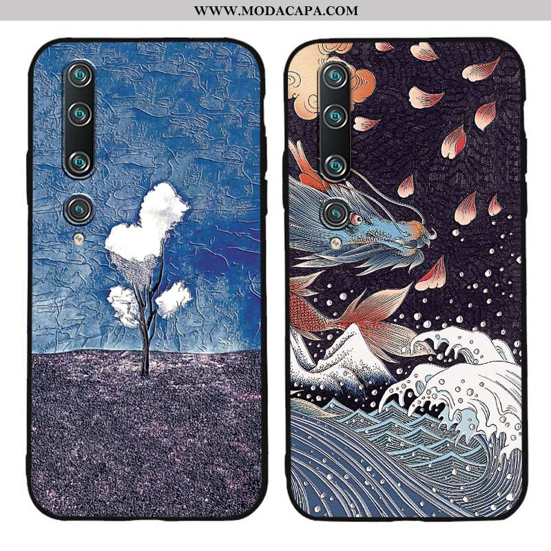 Capa Xiaomi Mi 10 Tendencia Antiqueda Criativas Capas Silicone Protetoras Personalizadas Barato