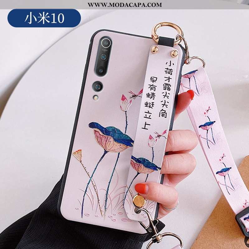 Capa Xiaomi Mi 10 Soft Telemóvel Wrisband Midi Personalizado Capas Cases Comprar