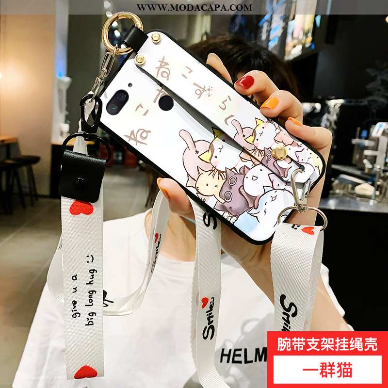 Capas Xiaomi Mi 8 Lite Soft Protetoras Personalizada Primavera Desenho Animado Branco Online