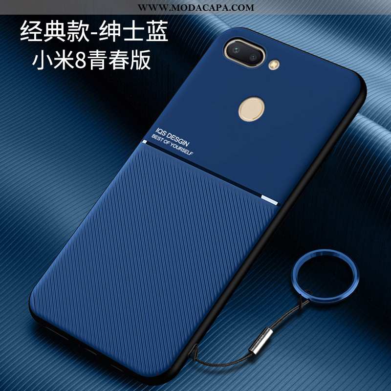 Capas Xiaomi Mi 8 Lite Protetoras Resistente Discovery Pequena Cases Azul Soft Comprar