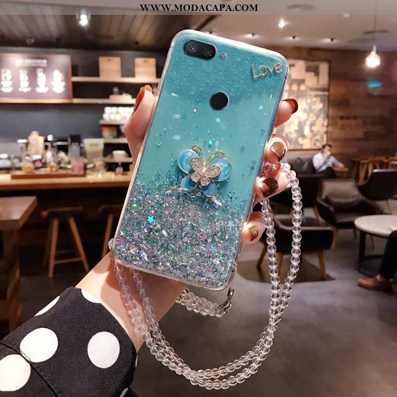 Capa Xiaomi Mi 8 Lite Silicone Pequena Primavera Prata Cases Telemóvel Aço Comprar