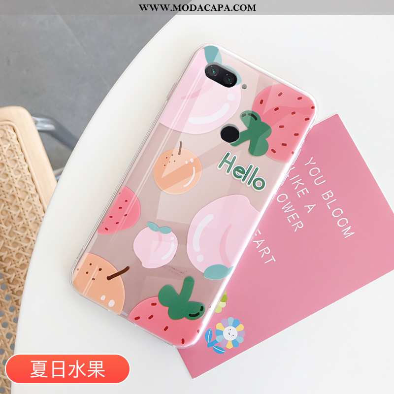 Capas Xiaomi Mi 8 Lite Tendencia Primavera Rosa Cases Moranguinho Dágua Venda