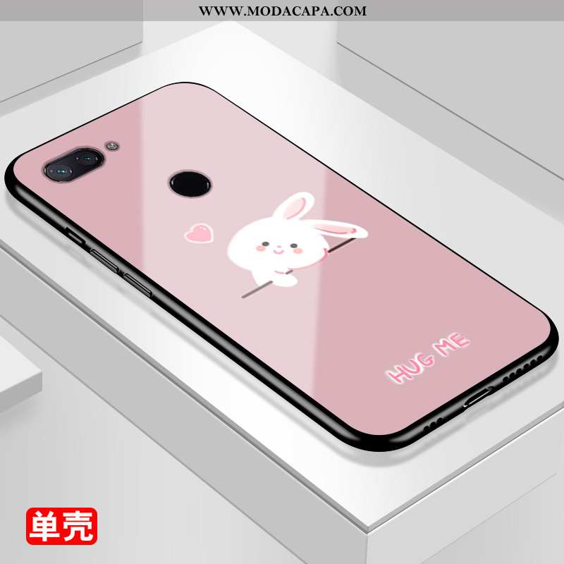 Capas Xiaomi Mi 8 Lite Protetoras Cases Antiqueda Urso Telinha Completa Rosa Comprar