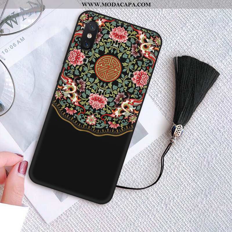 Capa Xiaomi Mi 8 Pro Soft Telinha Retro Palace Fosco Completa Primavera Comprar