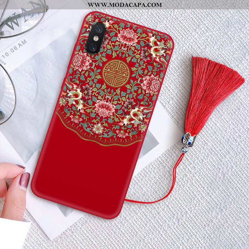 Capa Xiaomi Mi 8 Pro Soft Telinha Retro Palace Fosco Completa Primavera Comprar