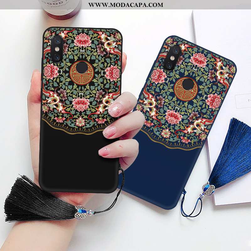 Capa Xiaomi Mi 8 Pro Soft Telinha Retro Palace Fosco Completa Primavera Comprar