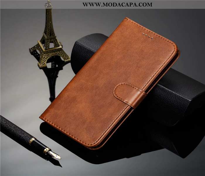 Capa Xiaomi Mi 8 Pro Couro Slim Antiqueda Super Telemóvel Protetoras Completa Venda