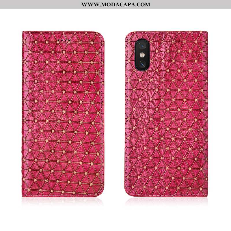 Capas Xiaomi Mi 8 Pro Silicone Antiqueda Discovery Couro Legitimo Vermelho Soft Baratos