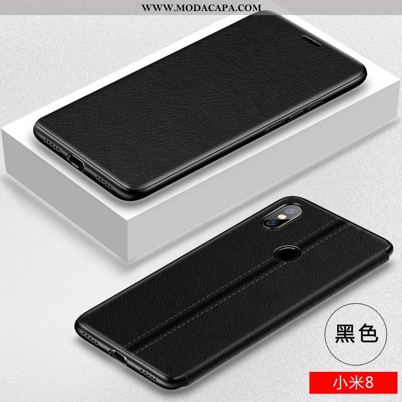 Capas Xiaomi Mi 8 Couro Pequena Cover Personalizada Estilosas Protetoras De Grau Venda