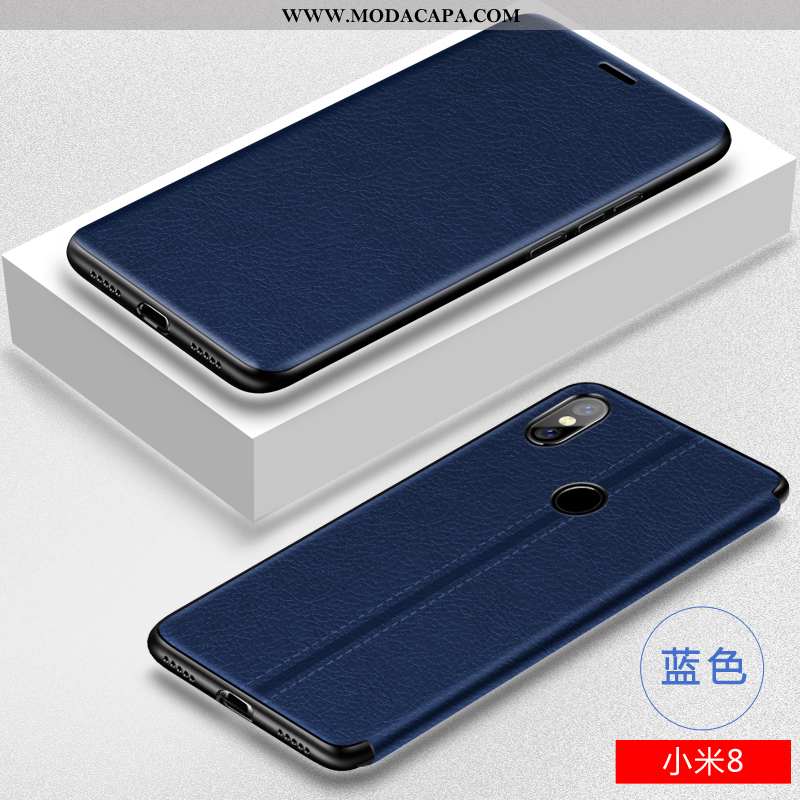 Capas Xiaomi Mi 8 Couro Pequena Cover Personalizada Estilosas Protetoras De Grau Venda