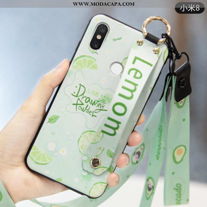 Capa Xiaomi Mi 8 Fosco Silicone Cases Personalizada Protetoras Tela Coração Baratas