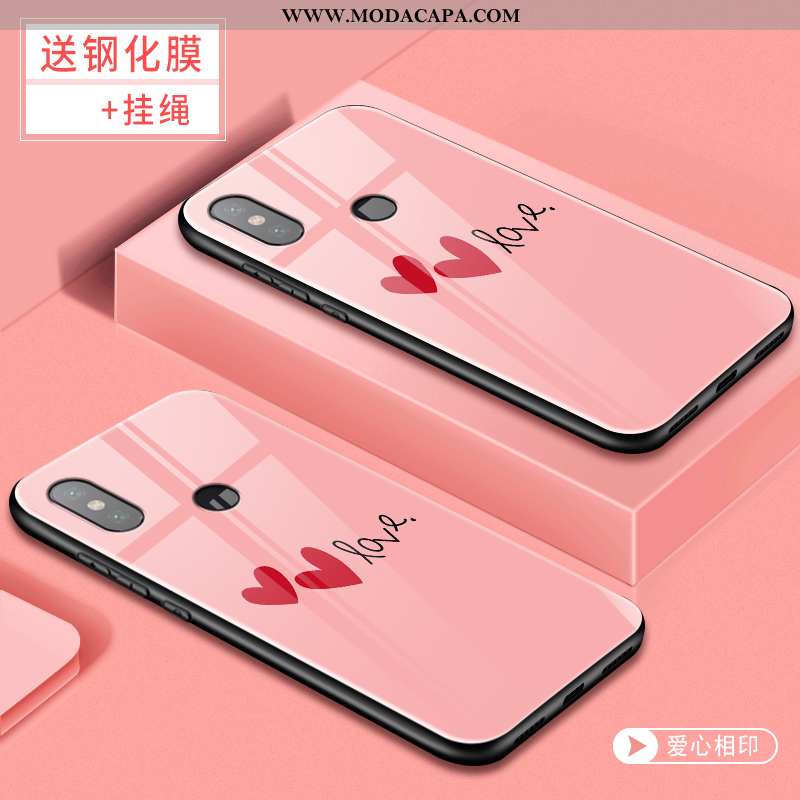 Capas Xiaomi Mi 8 Desenho Animado Bonitos Resistente Vermelho Protetoras Cases Venda