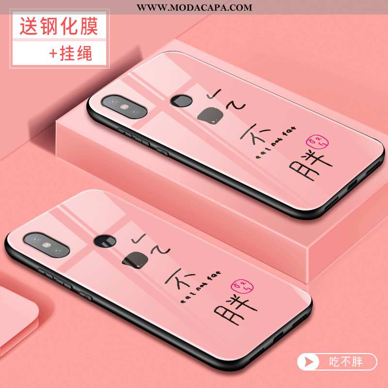 Capas Xiaomi Mi 8 Desenho Animado Bonitos Resistente Vermelho Protetoras Cases Venda