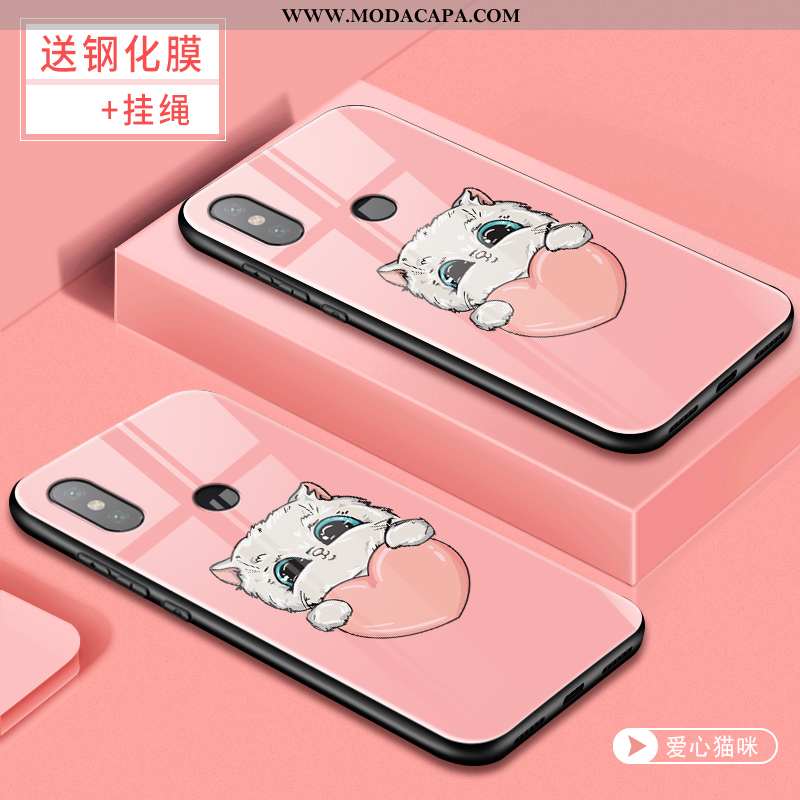 Capas Xiaomi Mi 8 Desenho Animado Bonitos Resistente Vermelho Protetoras Cases Venda