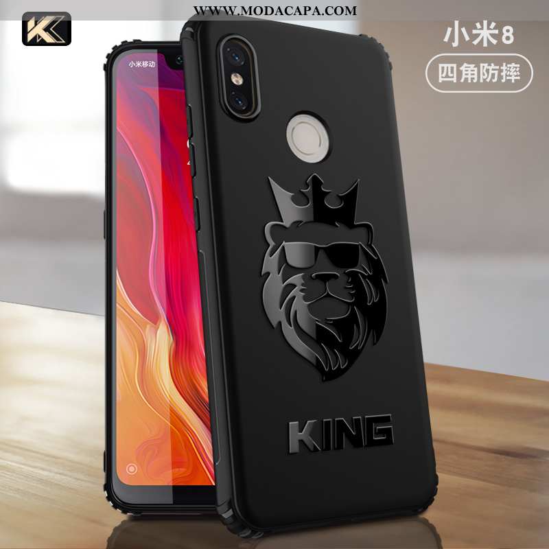 Capa Xiaomi Mi 8 Fosco Completa Silicone Personalizada Discovery Criativas Antiqueda Online