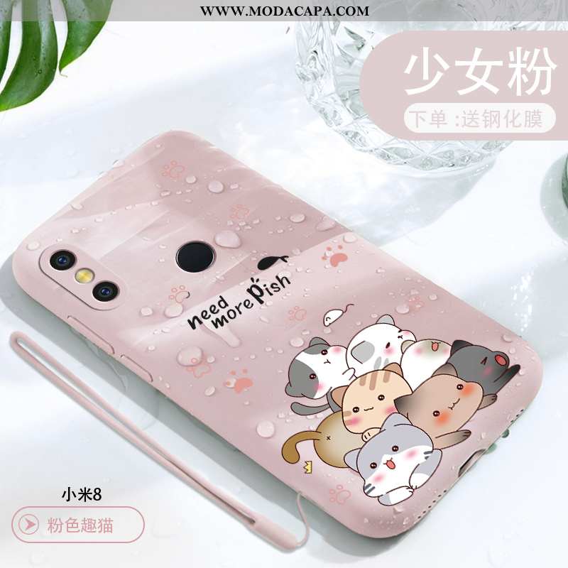 Capas Xiaomi Mi 8 Criativas Personalizada Completa Super Bonitos Malha Slim Baratas