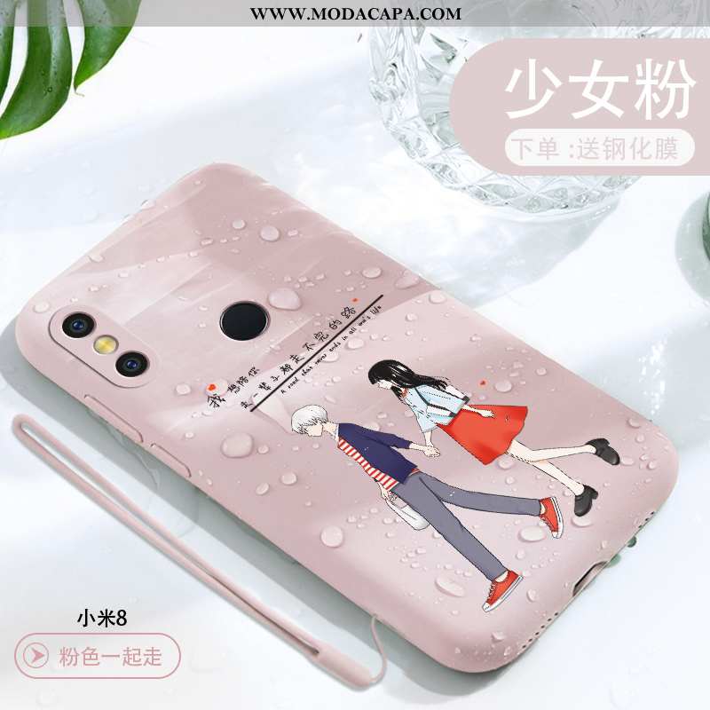 Capas Xiaomi Mi 8 Criativas Personalizada Completa Super Bonitos Malha Slim Baratas