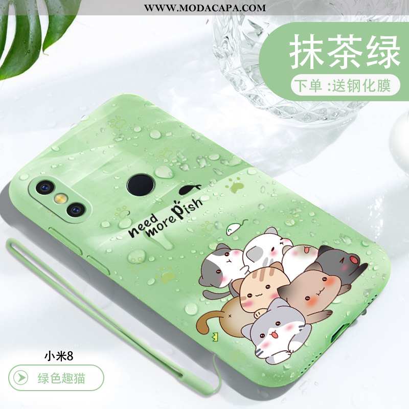 Capas Xiaomi Mi 8 Criativas Personalizada Completa Super Bonitos Malha Slim Baratas