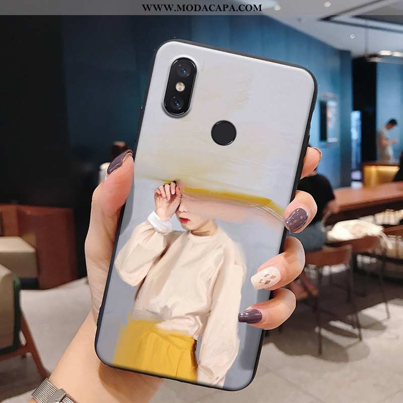 Capas Xiaomi Mi 8 Bonitos Verde Telemóvel Antiqueda Personalizado Telinha Casal Baratos