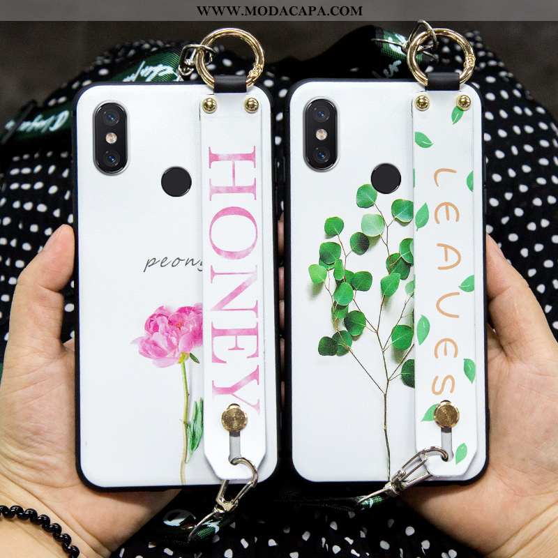 Capas Xiaomi Mi 8 Silicone Novas Wrisband Soft Telinha Protetoras Personalizada Venda