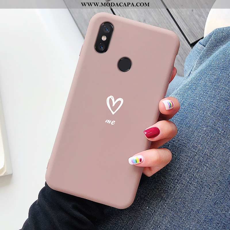 Capa Xiaomi Mi 8 Soft Silicone Telemóvel Coração Criativas Completa Capas Online