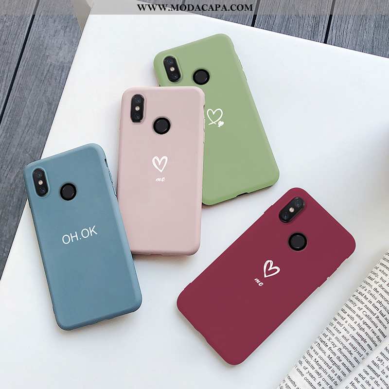 Capa Xiaomi Mi 8 Soft Silicone Telemóvel Coração Criativas Completa Capas Online