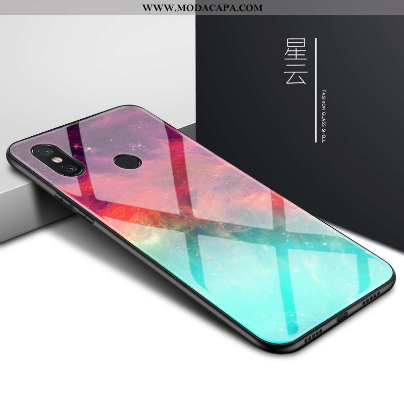 Capas Xiaomi Mi 8 Super Vidro Tendencia Slim Criativas Primavera Protetoras Promoção