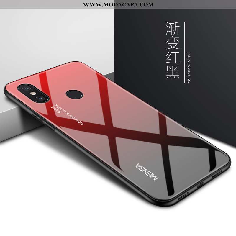 Capas Xiaomi Mi 8 Super Vidro Tendencia Slim Criativas Primavera Protetoras Promoção