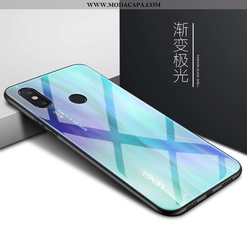 Capas Xiaomi Mi 8 Super Vidro Tendencia Slim Criativas Primavera Protetoras Promoção