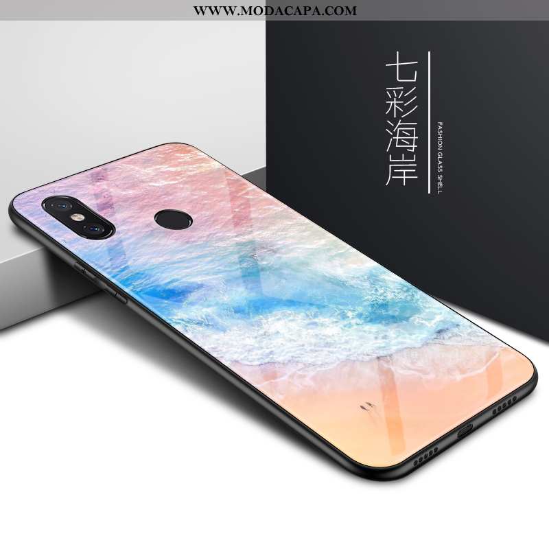 Capas Xiaomi Mi 8 Super Vidro Tendencia Slim Criativas Primavera Protetoras Promoção