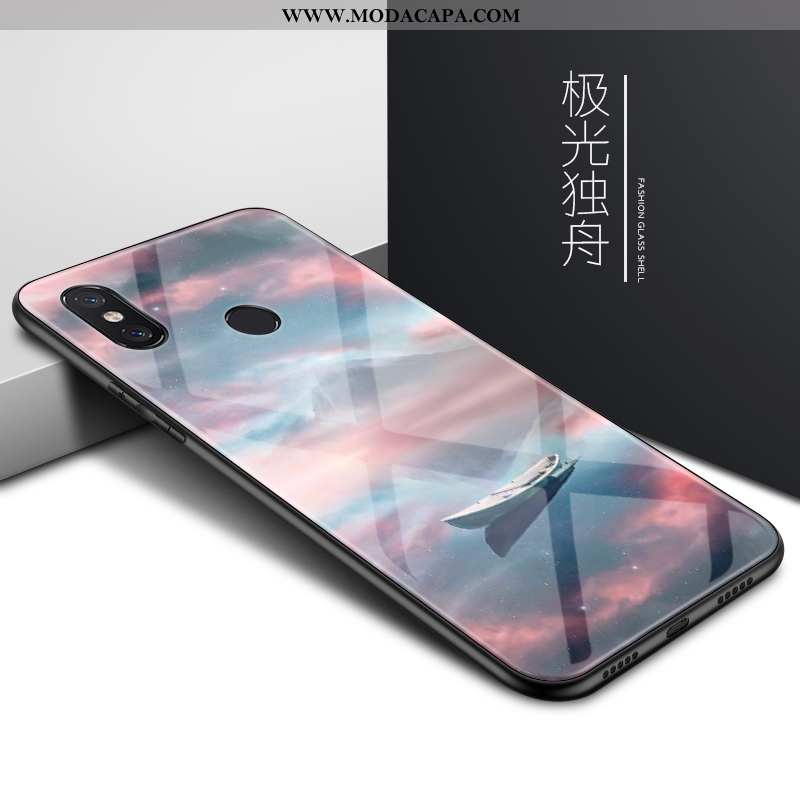 Capas Xiaomi Mi 8 Super Vidro Tendencia Slim Criativas Primavera Protetoras Promoção