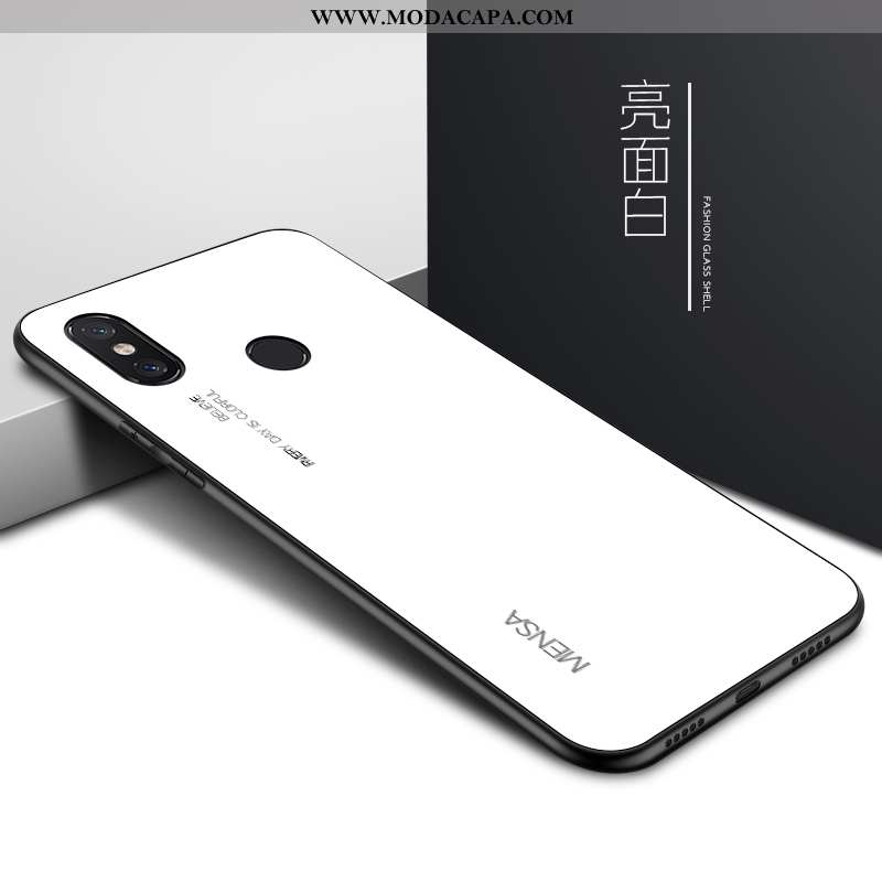 Capas Xiaomi Mi 8 Super Vidro Tendencia Slim Criativas Primavera Protetoras Promoção