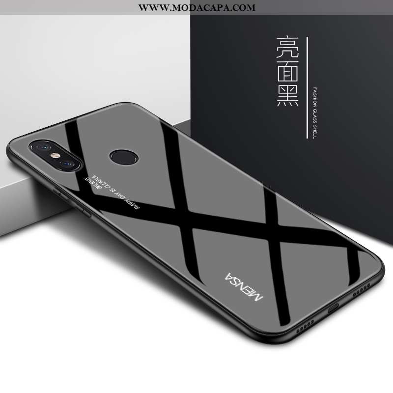 Capas Xiaomi Mi 8 Super Vidro Tendencia Slim Criativas Primavera Protetoras Promoção