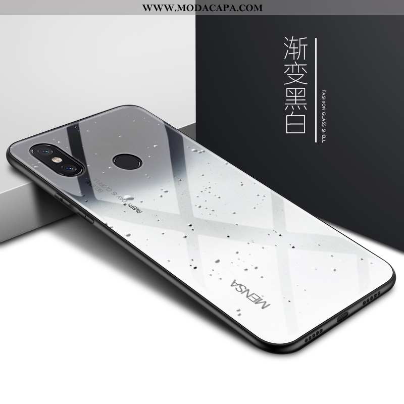 Capas Xiaomi Mi 8 Super Vidro Tendencia Slim Criativas Primavera Protetoras Promoção