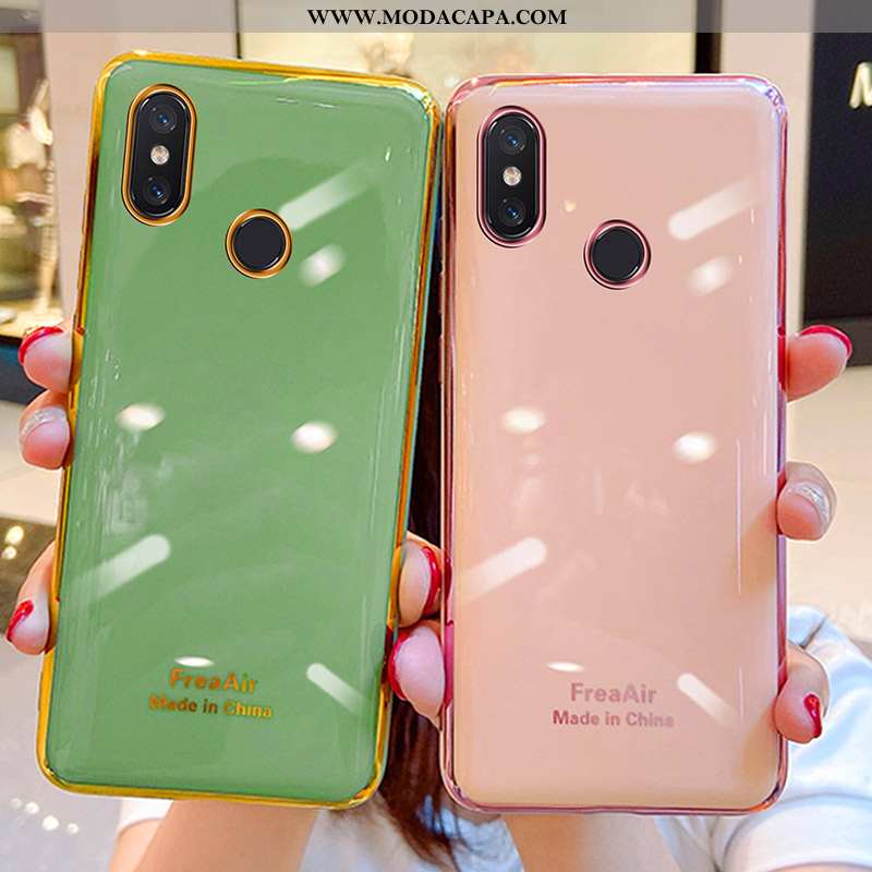 Capas Xiaomi Mi 8 Criativas Pequena Silicone Primavera Telemóvel Tela Antiqueda Barato