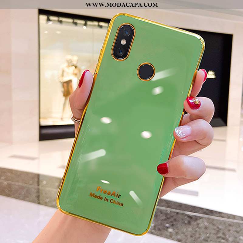 Capas Xiaomi Mi 8 Criativas Pequena Silicone Primavera Telemóvel Tela Antiqueda Barato