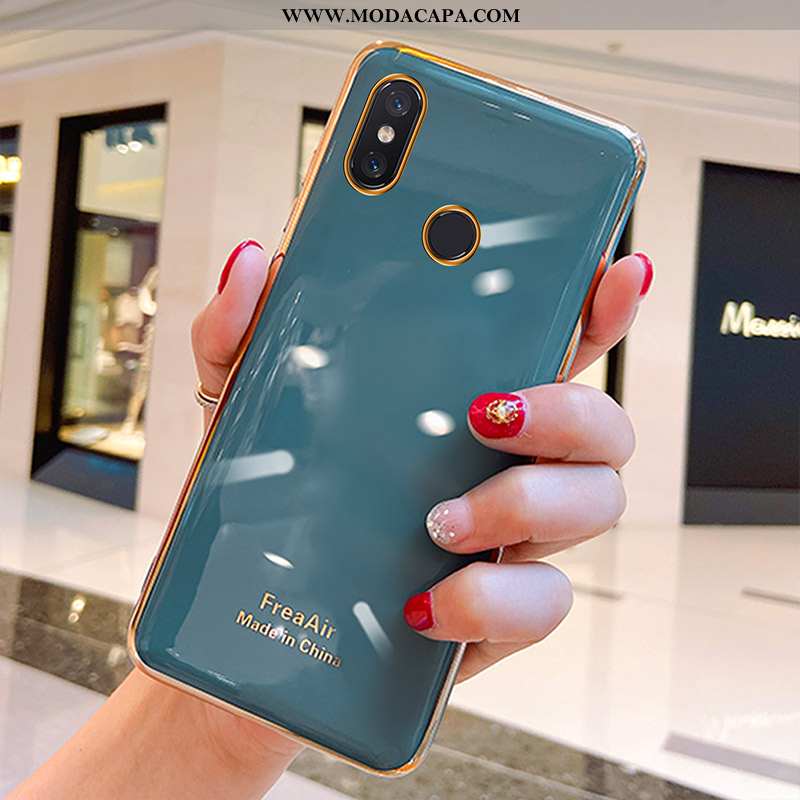 Capas Xiaomi Mi 8 Criativas Pequena Silicone Primavera Telemóvel Tela Antiqueda Barato