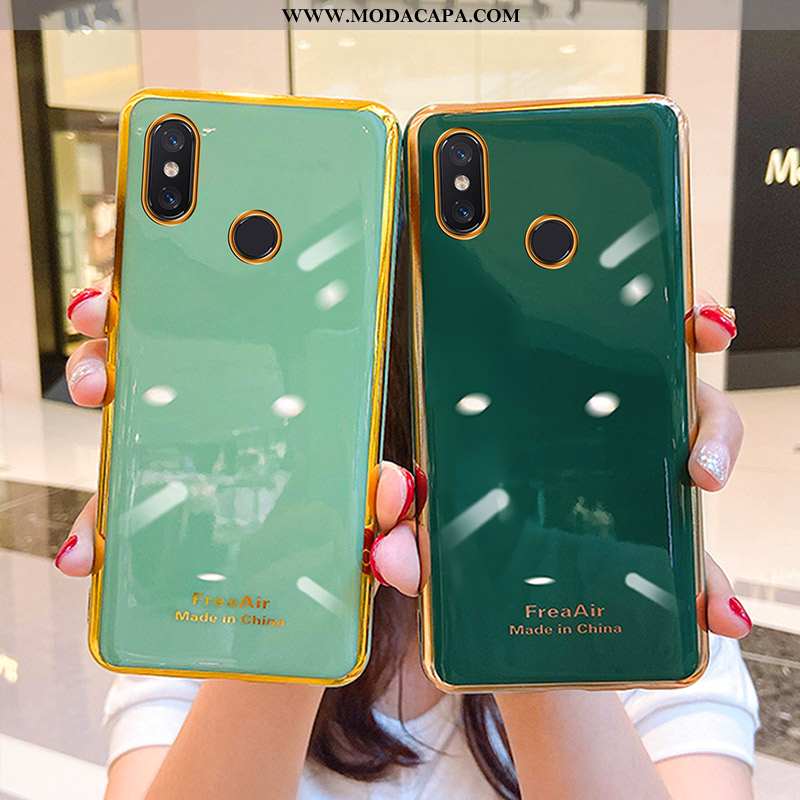 Capas Xiaomi Mi 8 Criativas Pequena Silicone Primavera Telemóvel Tela Antiqueda Barato