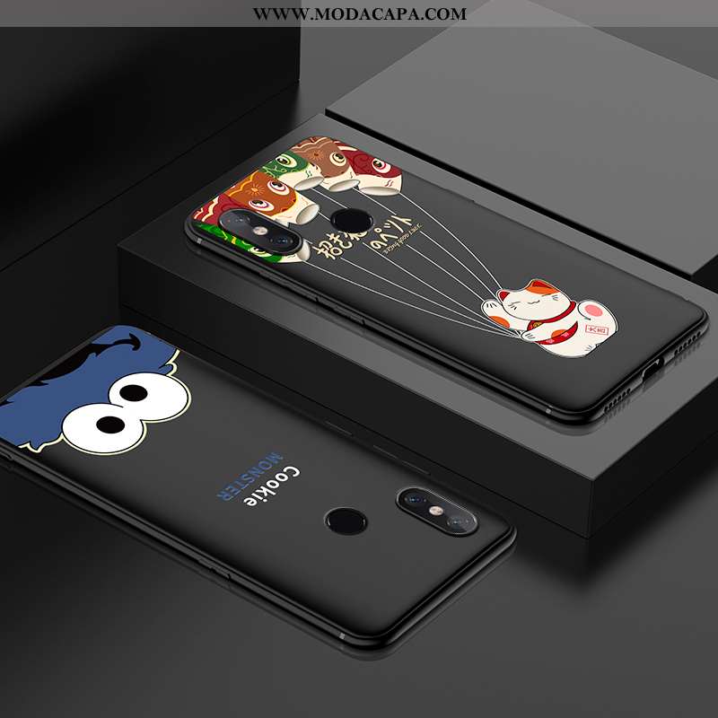 Capas Xiaomi Mi 8 Personalizada Soft Preto Fosco Criativas Discovery Venda